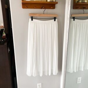 White Pleated Skirt - Similar to Wilfred Twirl